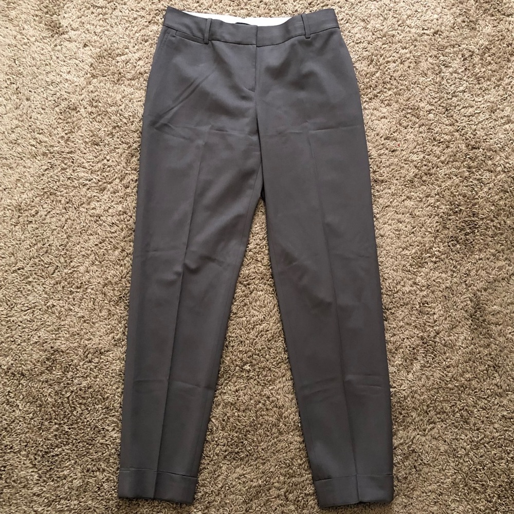NWOT LAFAYETTE 148 Perry Wool Cuff Ankle Pants - Picture 2 of 7